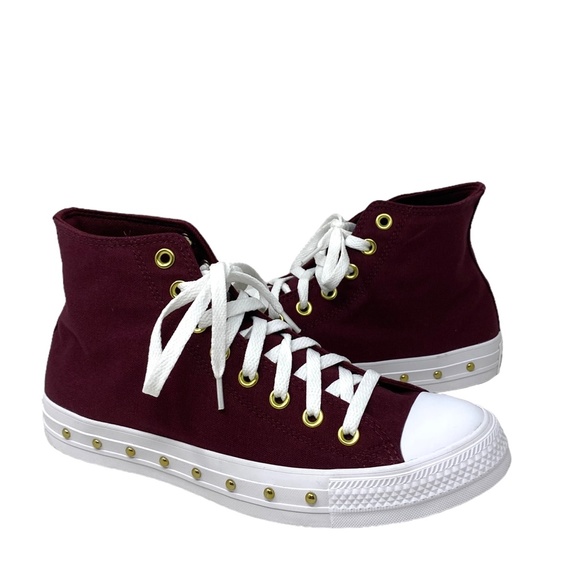 Converse Chuck Taylor High Top Bordeaux Shoes Casual Women Size Sneakers A07906F - Picture 5 of 10
